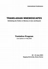 Research paper thumbnail of Transasian Mnemoscapes