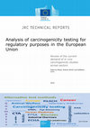 Research paper thumbnail of Analysis of carcinogenicity testing for regulatory purposes in the European Union