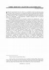 Research paper thumbnail of Sobre Derecho y Razón de Luigi Ferrajoli