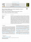 Research paper thumbnail of Effect of Poncirus trifoliata on the chemical composition of fruits in pedigrees of Citrus scion hybrids