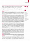 Research paper thumbnail of Global, regional, and national prevalence and mortality burden of sickle cell disease, 2000–2021: a systematic analysis from the Global Burden of Disease Study 2021