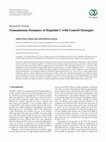 Research paper thumbnail of Transmission Dynamics of Hepatitis C with Control Strategies