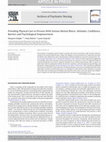 Research paper thumbnail of Providing Physical Care to Persons With Serious Mental Illness: Attitudes, Confidence, Barriers and Psychological Empowerment