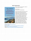 Research paper thumbnail of Book Announcement: Whatever Happened to Christianity? A Tafsir for Muslim Scholars and Thinkers