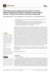 Research paper thumbnail of Correlational and Configurational Analysis of Factors Influencing Potential Patients’ Attitudes toward Surgical Robots: A Study in the Jordan University Community