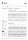 Research paper thumbnail of Citizens’ Perception of COVID-19 Passport Usefulness: A Cross Sectional Study