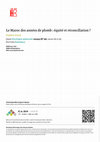 Research paper thumbnail of Le Maroc des années de plomb : équité et réconciliation ?