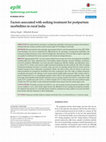 Research paper thumbnail of Factors associated with seeking treatment for postpartum morbidities in rural India