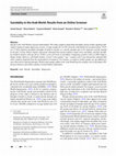 Research paper thumbnail of Suicidality in the Arab World: Results from an Online Screener