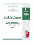 Research paper thumbnail of Call for papers - City in Conflct