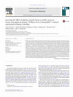 Research paper thumbnail of Assessing the effect of physical activity classes in public spaces on leisure-time physical activity: "Al Ritmo de las Comunidades" A natural experiment in Bogota, Colombia