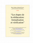 Research paper thumbnail of Étapes De Rééducation