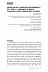 Research paper thumbnail of Esfera Pública e Democracia No Pensamento De J. Rawls, J. Habermas e C. Mouffe: Teorias Políticas e Democráticas Em Debate