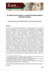 Research paper thumbnail of As mulheres encarceradas e a carência de políticas públicas prisionais de gênero