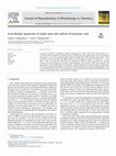 Research paper thumbnail of Acid-alkaline properties of triplet state and radical of kynurenic acid