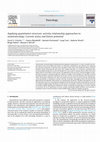 Research paper thumbnail of Applying quantitative structure-activity relationship approaches to nanotoxicology: current status and future potential