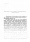 Research paper thumbnail of Recenzie carte Elif Shafak Bastarda Istanbulului Lungu Andrei Cosmin