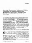 Research paper thumbnail of Intestinal Absorption of Calcium and Calcium Metabolism in Patients With Essential Hypertension and Normal Renal Function