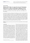 Research paper thumbnail of Making LiGHT Work of Large Area Survey? Developing Approaches to Rapid Archaeological Mapping and the Creation of Systematic National-scaled Heritage Data