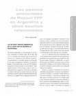 Research paper thumbnail of América Latina: los pasivos ambientales de Repsol YPF en Argentina y otros asuntos relacionados