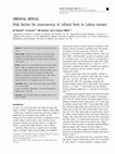 Research paper thumbnail of Risk factors for macrosomia in infants born to Latina women