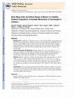 Research paper thumbnail of Body Mass Index and Elbow Range of Motion in a Healthy Pediatric Population: A Possible Mechanism of Overweight in Children