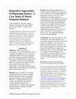 Research paper thumbnail of Integrative approaches to dispersing science: A case study of March Mammal Madness