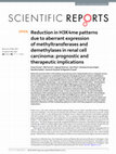 Research paper thumbnail of Expression and clinical significance of COMPASS family of histone methyltransferases in clear cell renal cell carcinoma