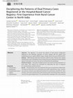 Research paper thumbnail of Deciphering the Patterns of Dual Primary Cases Registered at the Hospital-Based Cancer Registry: First Experience from Rural Cancer Center in North India