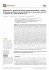 Research paper thumbnail of Integration of Multiple Bayesian Optimized Machine Learning Techniques and Conventional Well Logs for Accurate Prediction of Porosity in Carbonate Reservoirs