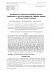 Research paper thumbnail of Development of Sophisticated Thinking Blending Laboratory (STB-LAB) to Improve 4C Skills for Student as Physics Teacher Candidate