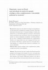 Research paper thumbnail of Disposição e acaso em Freud: uma introdução às noções de equação etiológica, séries complementares e intensidade pulsional no momento