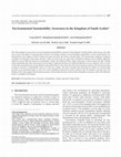 Research paper thumbnail of Environmental Sustainability Awareness in the Kingdom of Saudi Arabia