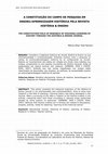 Research paper thumbnail of A constituição do campo de pesquisa em ensino/aprendizagem histórica pela revista História & Ensino