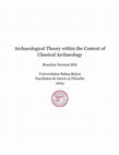 Research paper thumbnail of Archaeological Theory within Classical Archaeology