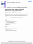 Research paper thumbnail of A data-driven kernel method assimilation technique for geophysical modelling