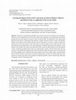 Research paper thumbnail of Assessing the Impacts of the GAFTA Agreement on Selected Members' bilateral Agricultural Trade: an Application of the Gravity Model