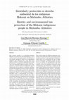 Research paper thumbnail of Identidad y protección en derecho ambiental de los indígenas Mokaná en Malambo, Atlántico