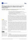 Research paper thumbnail of The Prognostic Role of the C-Reactive Protein and Serum Lactate Dehydrogenase in a Pediatric Series of Bone Ewing Sarcoma