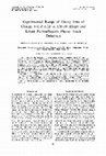 Research paper thumbnail of Experimental range of heavy ions of charge 6 ⩽ Z ⩽ 28 in CR-39 (Dop) and Lexan polycarbonate plastic track detectors