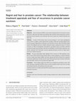 Research paper thumbnail of Regret and fear in prostate cancer: The relationship between treatment appraisals and fear of recurrence in prostate cancer survivors