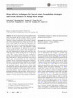 Research paper thumbnail of Drug delivery techniques for buccal route: formulation strategies and recent advances in dosage form design