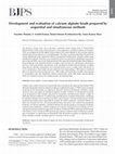 Research paper thumbnail of Development and evaluation of calcium alginate beads prepared by sequential and simultaneous methods