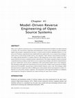 Research paper thumbnail of Model-Driven Reverse Engineering of Open Source Systems