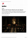 Research paper thumbnail of Museu do Tesouro Real: um ano depois | Opinião | PÚBLICO