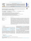 Research paper thumbnail of Explainable Machine Learning (XML) to predict external wind pressure of a low-rise building in urban-like settings