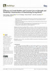 Research paper thumbnail of Influence of Crumb Rubber and Coconut Coir on Strength and Durability Characteristics of Interlocking Paving Blocks