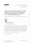 Research paper thumbnail of Search for direct production of charginos, neutralinos and sleptons in final states with two leptons and missing transverse momentum in pp collisions at $ \sqrt{s} $ = 8TeV with the ATLAS detector