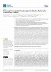 Research paper thumbnail of Reducing Visuospatial Pseudoneglect in Healthy Subjects by Active Video Gaming