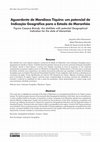 Research paper thumbnail of Aguardente de Mandioca Tiquira: um potencial de Indicação Geográica para o Estado do Maranhão